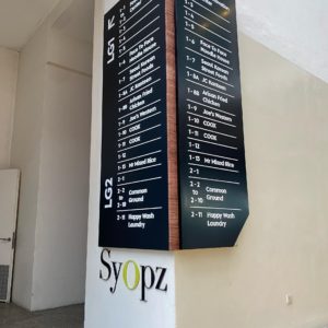 Directional Sign_Taylor's Syopz