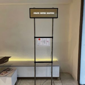 Standee_Curate Coffee Roasters