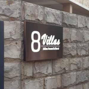 LED 3D Boxup Sign_8 Villas