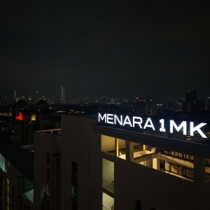 LED 3D Lettering_Menara 1MK