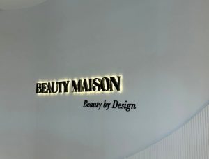 LED 3D Lettering_Beauty Maison