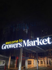 LED 3D Lettering_Growers Market